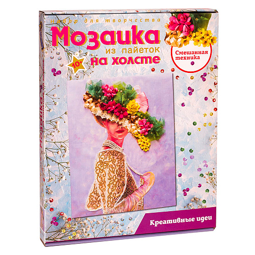 Мозаика из пайеток на холсте &amp;quot;Грация&amp;quot;