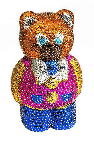 Мозаика из пайеток 3D "Мишка"