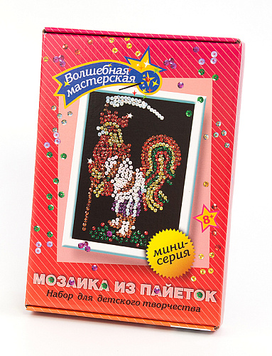 Мозаика из пайеток &amp;quot;Петушок&amp;quot;