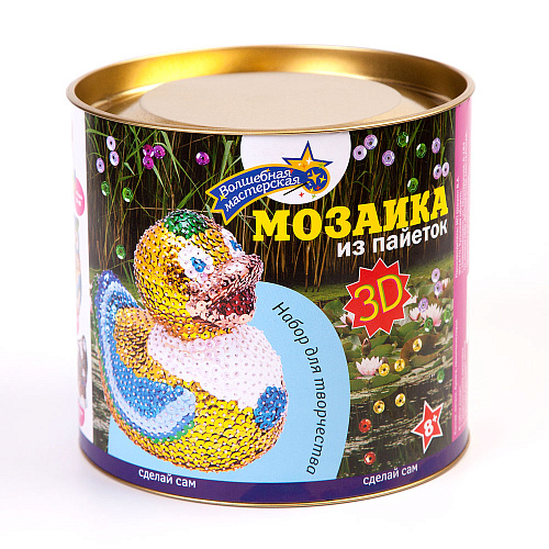 Мозаика из пайеток 3D &amp;quot;Утка&amp;quot;