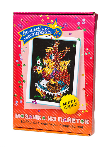 Мозаика из пайеток &amp;quot;Белочка&amp;quot;