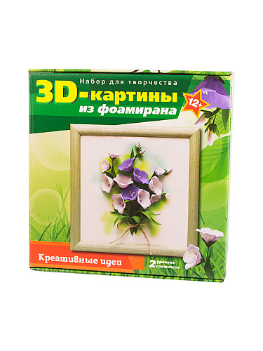 Набор для творчества 3D картина из фоамирана &amp;quot;Колокольчики&amp;quot;